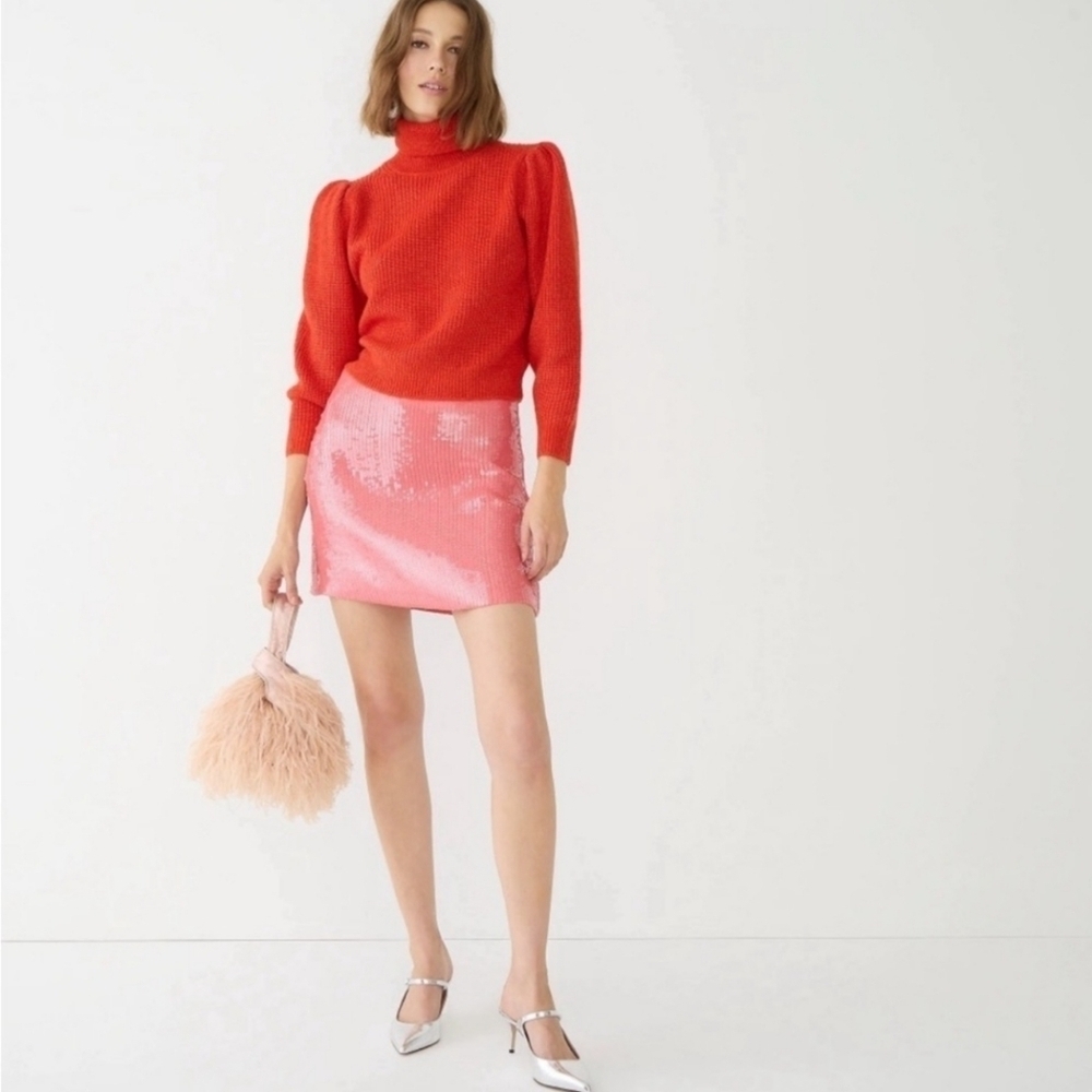 J. Crew collection Sequin mini skirt New!